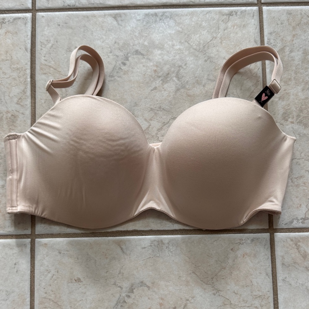 Seamless Nude Strapless Bra by Victoria Secrets